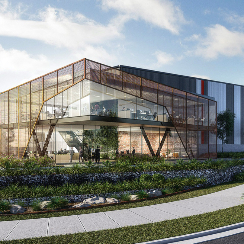 Rending of building for Barings real estate australia.