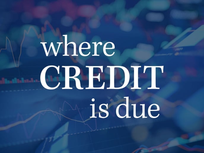 Abstract scene of a financial chart.